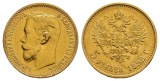 3,87 g Feingold. Zar Nikolaus II. (1894 - 1917)