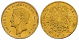 7,16 g Feingold. Johann (1854 - 1873). Große Buchstaben