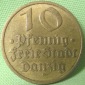 Danzig 10 Pfennig 1932,  Jäger D 13