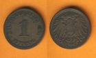 Kaiserreich 1 Pfennig 1898 D