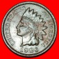 * INDISCHER KOPF (1864-1909): USA ★ 1 CENT 1906! ★OHNE VOR...