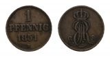Altdeutschland; Kleinmünze 1851