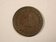 H17  KR  1 Pfennig  1904 F in ss   Originalbilder