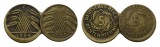 Weimarer Republik; 2x Verprägungen