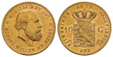 6,06 g Feingold. Wilhelm III. (1849 - 1890)