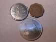 M.20.Indien, 3er Lot, 2 Paise 1957 ♦, 1 Rupie 2008, 1 Rupie ...