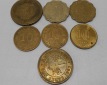 M.35.Hongkong, 7er Lot, 10 Cent 1963+1982+1985+1998, 20 Cent 1...