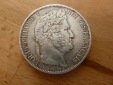 Frankreich 5 Francs 1845 W (S) Louis Philippe I. (1830-1848) R...