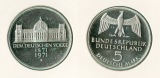 BRD 5 DM 1971 -G- Reichsgründung Unc./Stgl. Silber