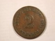 H19  KR  2 Pfennig 1874 H in f.s  Originalbilder