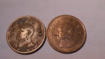 M.67. Taiwan, 2er Lot, 1 Dollar 1981 + 2011, Aluminiumbronze