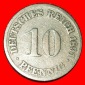 * ADLER (1890-1916):DEUTSCHLAND★10 PFENNIG 1891G SELTEN BADE...