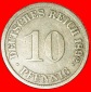 * ADLER (1890-1916):DEUTSCHLAND★10 PFENNIG 1892G SELTEN BADE...