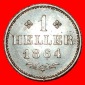 * FRANKFURT (1859-1865): DEUTSCHLAND ★ 1 HELLER 1864! OHNE V...