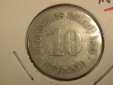 I1 KR  10 Pfennig 1873 F in fast schön  Originalbilder