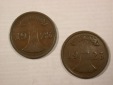 I3  Weimar  2 Rentenpfennig 1923 F und J  2 Stück in ss/ss+ O...