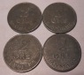 e.115 Dänemark 4er Lot 2 Öre 1965 1966 1967 1968