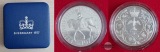 Jersey  25 Pence 1977  FM-Frankfurt  Feingewicht: 26,16g  Silb...