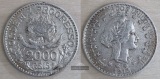 Brasilien  2000 Reis  1913  FM-Frankfurt Feingewicht: 18g