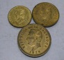 TK11 El Salvador 3er Lot,1 Centavo 1977, 2 Centavos 1974, 5 Ce...