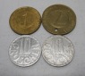 TK33 Slowenien/Österreich 4er Lot, 1 Tolar 1994, 2 Tolar 1994...