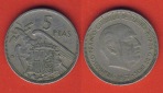 Spanien 5 Pesetas 1957 (*67)