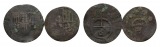Altdeutschland; 2 Kleinmünzen