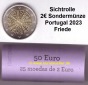 Rolle...2 Euro Gedenkmünze 2023...Friede