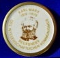 DDR Porzellanmedaille 1978 zum 160. Geburtstag von Karl Marx