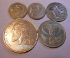 M.138. Zypern 5er Lot, 1 Cent 1992+1993, 2 Cent 1993, 5 Cent 1...