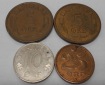 TK67 Dänemark 4er Lot, 5 Öre 1971 1972, 10 Öre 1975, 25 Ör...