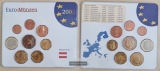     Österreich  Euro-Kursmünzensatz 2002  FM-Frankfurt