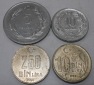 TK77 Türkei 4er Lot, 5 Lira 1975, 10 Lira 1981, 10 BINLira 19...