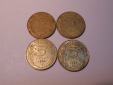 TK89 Frankreich 4er Lot, 5 Centimes 1966, 1981, 1984 und 1987