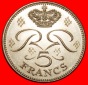 * FRANKREICH (1970-1995): MONACO ★ 5 FRANC 1976 SELTEN RAINI...