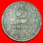 * KOMMUNISTISCHER STERN: JUGOSLAWIEN ★ 2 DINAR 1945 ZINK! KR...