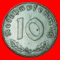 * DRITTES REICH (1933-1945): DEUTSCHLAND ★ 10 REICHSPFENNIG ...