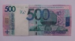 500 Rouble Rubel 2009 Weißrussland, Belarus UNC kassenfrisch,...