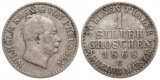 Preussen: Wilhelm, 1 Silbergroschen 1868 C, Patina
