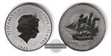 Cook Island   1 Dollar 2020 HMS Endeavour  FM-Frankfurt  Feins...