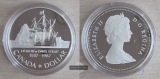 Kanada  1 Dollar  1987  Détroit de Davis Strait FM-Frankfurt ...