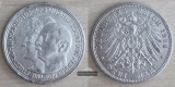Anhalt Kaiserreich  3 DM  1914 A  FM-Frankfurt Feingewicht: 15...