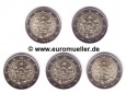 5x 2 Euro Gedenkmünze 2024...Paulskirchenverfassung....unc.