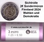 Sichtrolle...2 Euro Gedenkmünze 2024...Wahlen/Demokratie