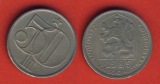Tschechoslowakei 50 Haleru 1989