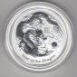Australien, 2 Dollar 2012, Lunar II Drache, 2 unzen oz Silber