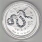 Australien, 2 Dollar 2013, Lunar II Schlange, 2 unzen oz Silber