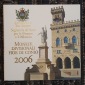 San Marino 2006, originaler Kursmünzensatz von 1 Cent-2 € +...