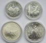 Sowjetunion/Russland: Lot Silbermünzen Olympia Moskau ST/Stem...