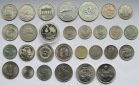 Afrika/Asien: Lot aus 29 verschiedenen Gedenkmünzen